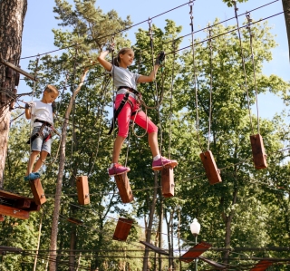 brave-kids-equipment-climbs-rope-park-playground-children-climbing-suspension-bridge
