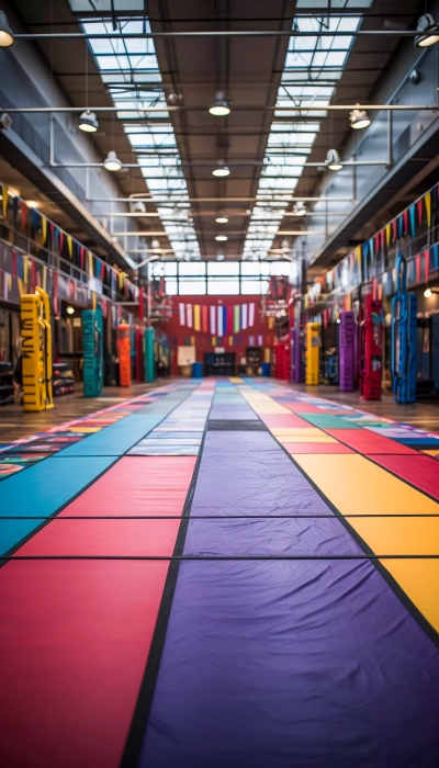 organised-gymnastics-gym-prepared-training